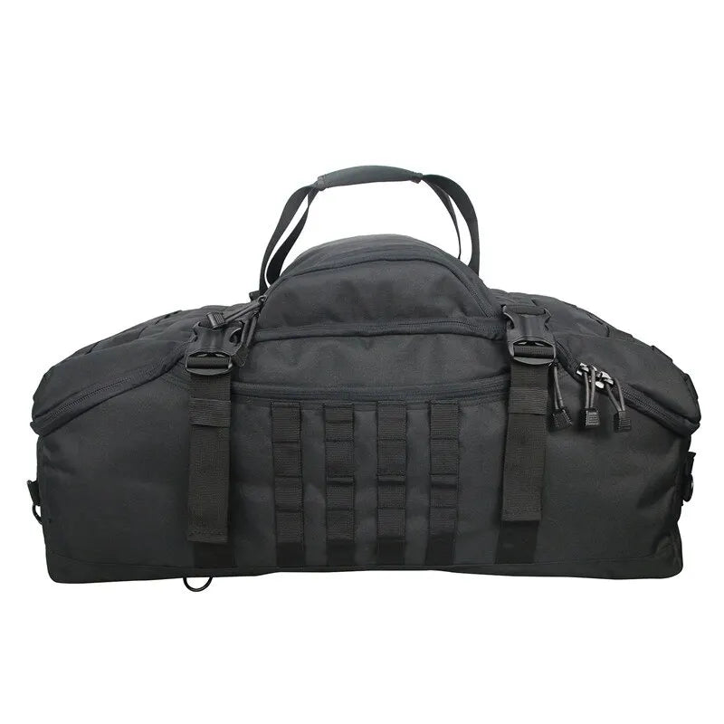 กระเป๋าเป้สะพายหลังสำหรับตั้งแคมป์ใน60L 80L ทหารกระเป๋าเป้ทหารยุทธวิธีเดินทางเดินป่าปีนเขากระเป๋ากีฬายิมกระเป๋าดัฟเฟิล