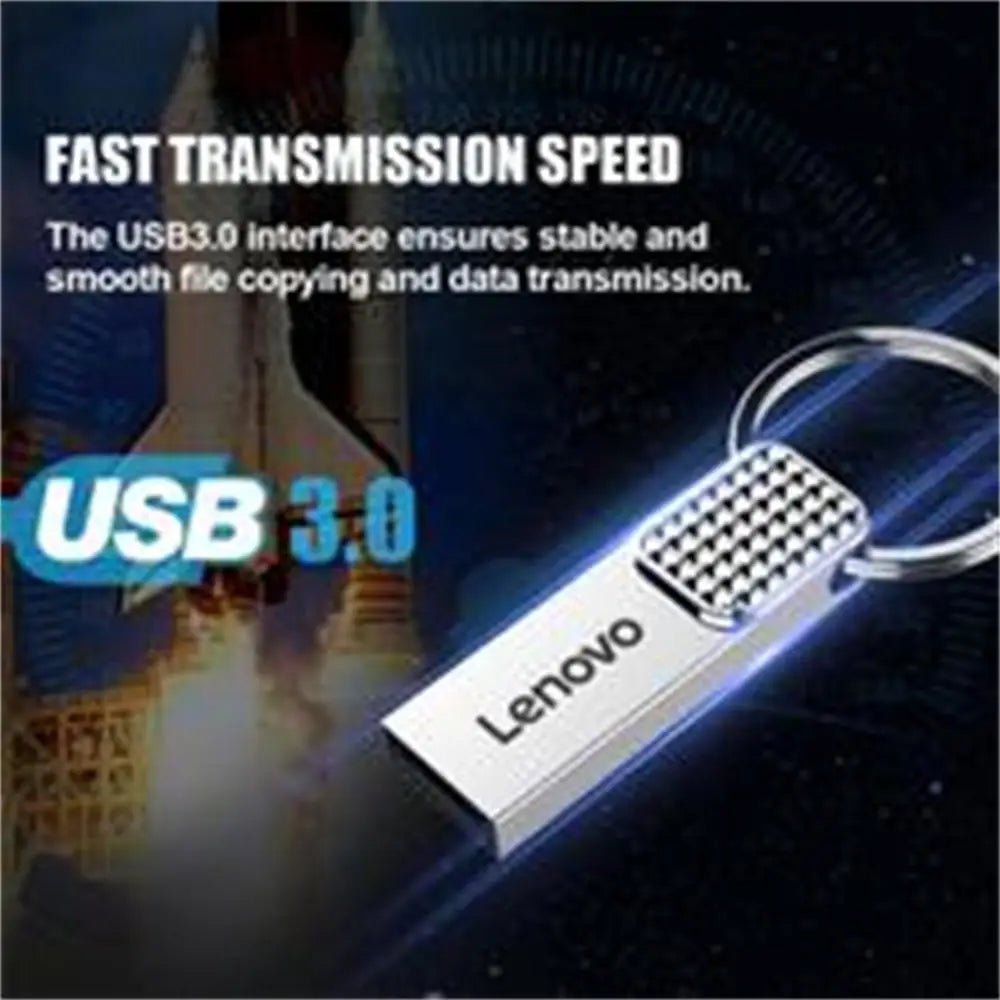 Lenovo USB 3.0 2TB OTG แฟลชไดรฟ์ขนาด1TB-64GB ชนิด C ความเร็วสูง